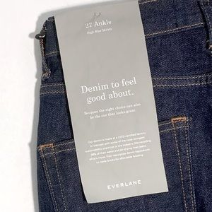 Everlane Women's High Rise Jeans - Dark Blue